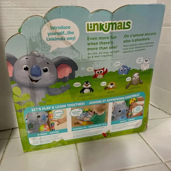 Fisher Price Counting Koala Educational Set Childrens Toy - Box Damaged, Toy New - Picture 3 of 4